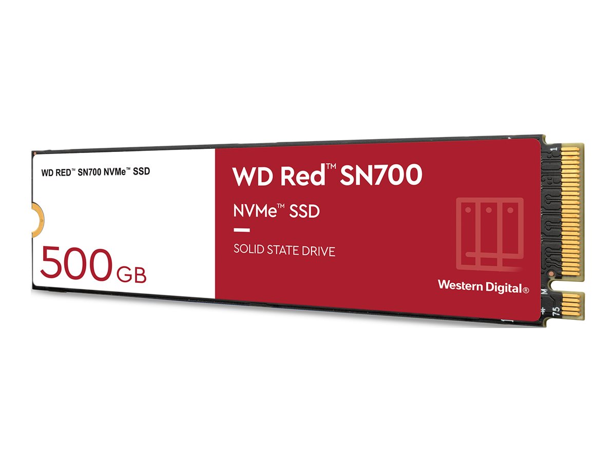 WD Red SN700 WDS500G1R0C - 500 GB SSD - intern - M.2 2280 - PCI Express 3.0 x4 (NVMe)