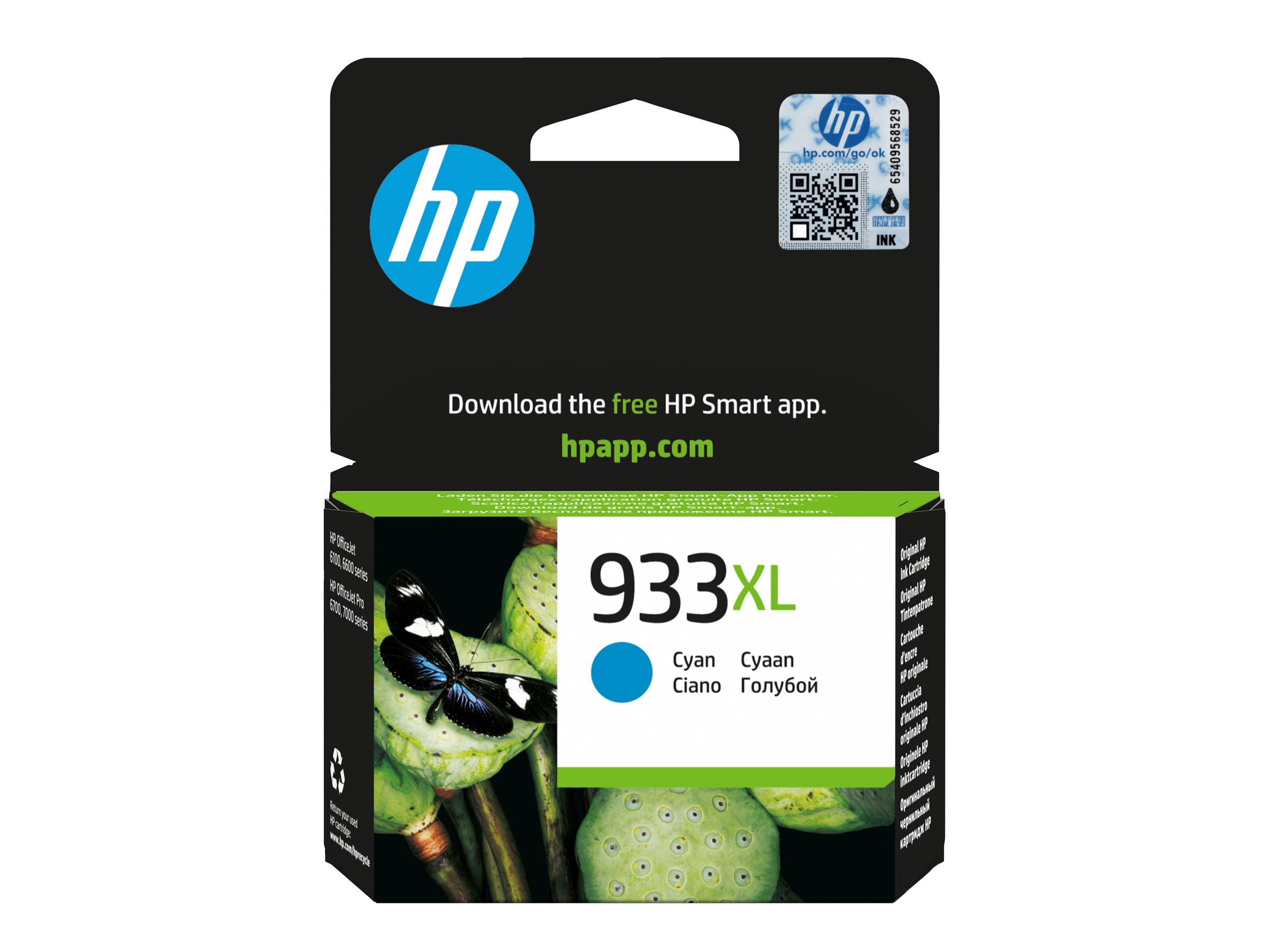HP 933XL - Hohe Ergiebigkeit - Cyan - original