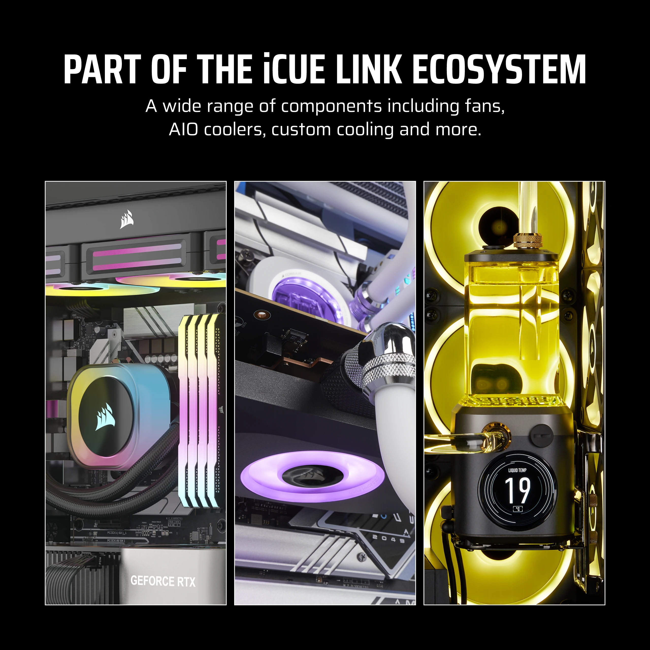 Corsair iCUE Link LX140-R RGB - Gehäuselüfter, Ansicht 3