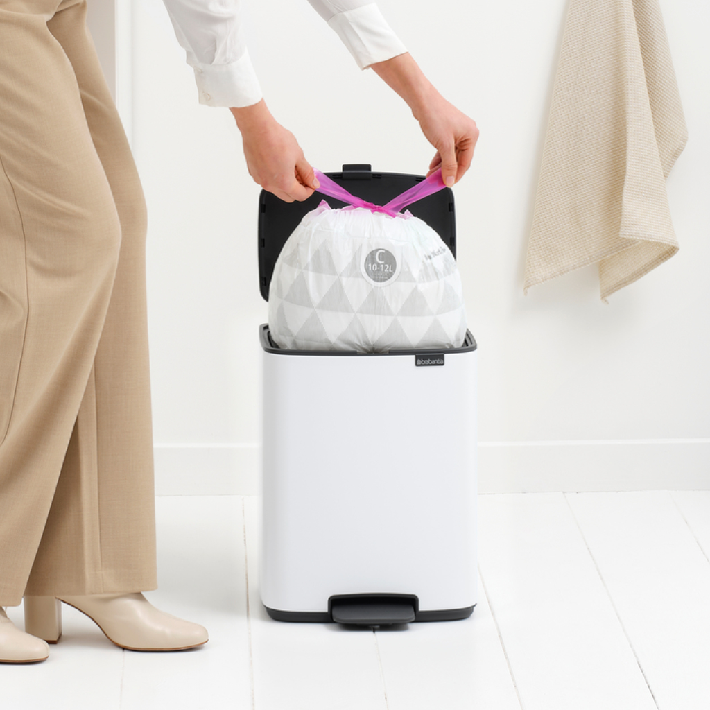 Brabantia Treteimer Bo 12 Liter weiß, Ansicht 2
