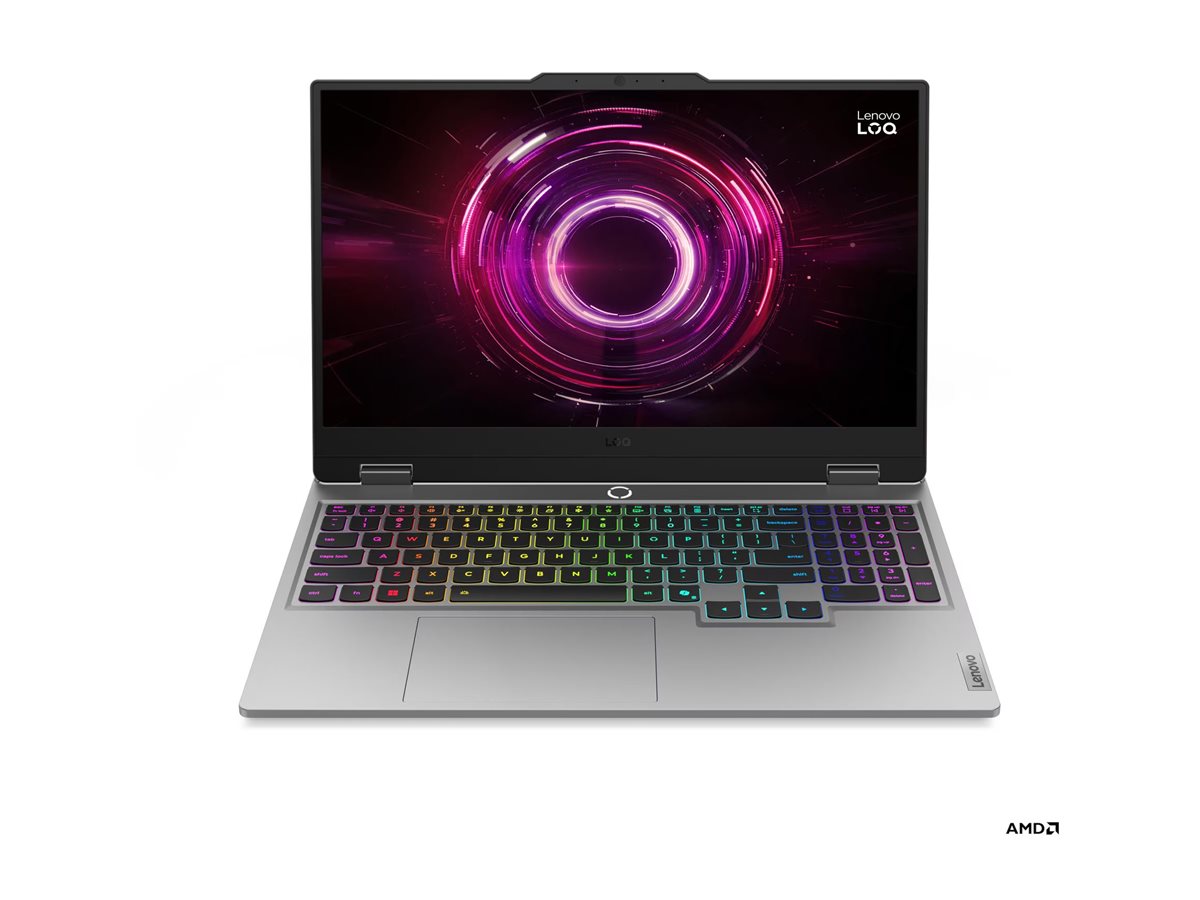 Lenovo LOQ 15AHP10 83JG - AMD Ryzen 7 250 / 3.3 GHz - Win 11 Home - GeForce RTX 5060 - 16 GB RAM - 1 TB SSD NVMe - 39.6 cm (15.6")