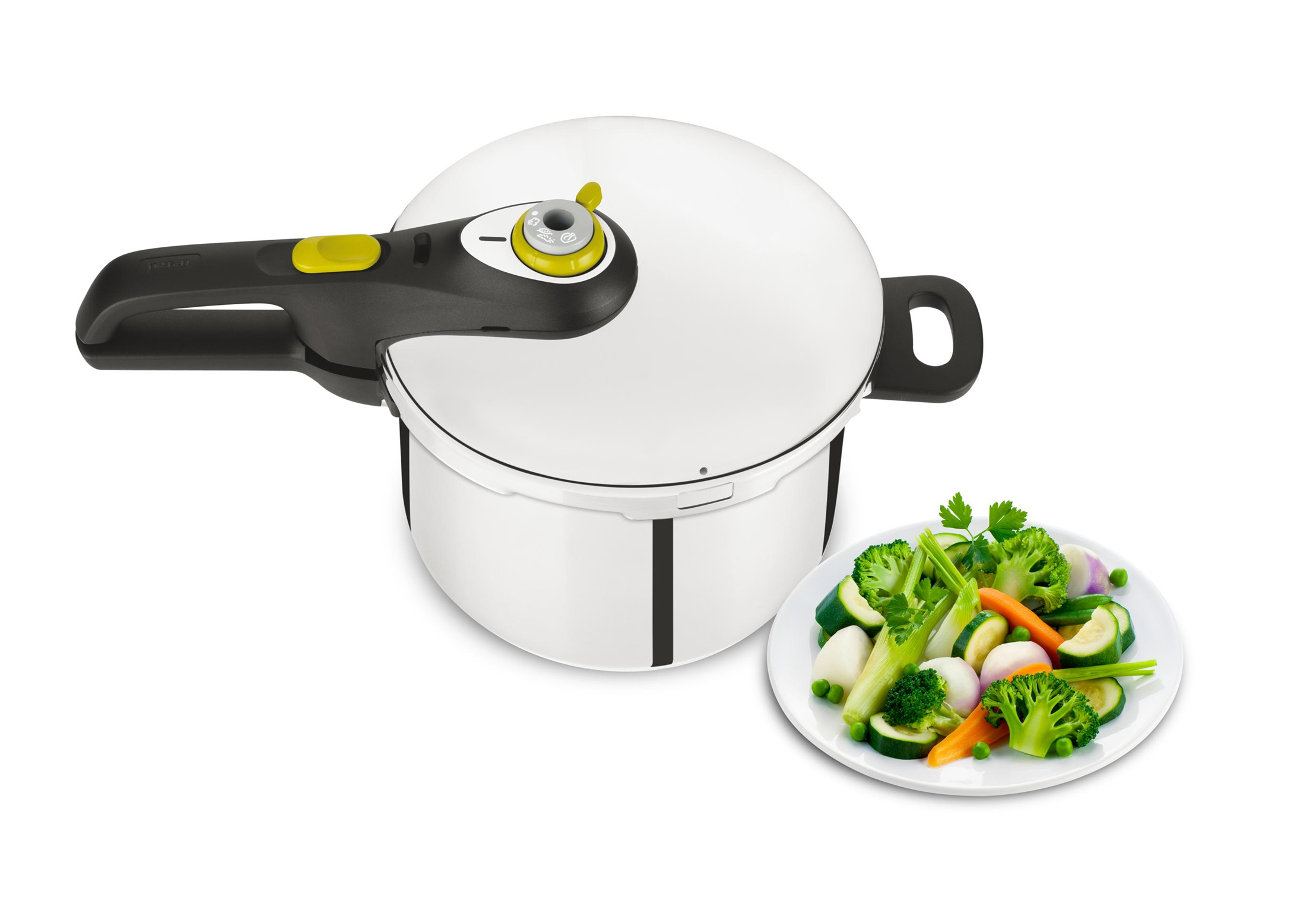 TEFAL P25307 - 6 l - Keramik - Gas - Halogen - Induktion - Versiegelte Platte - Schwarz - Edelstahl - 22 cm - Edelstahl, Ansicht 2