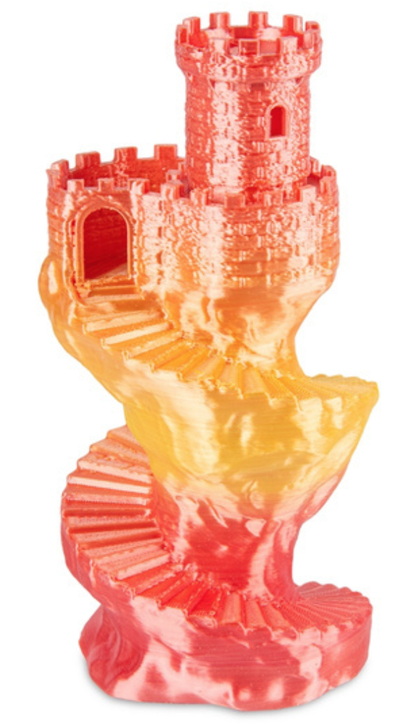 Spectrum Filaments Filament· PLA SILK Rainbow· FIRE RED· 1.75mm· 1kg, Ansicht 3