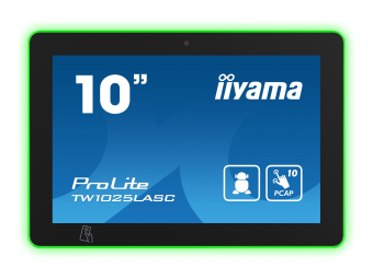 Iiyama ProLite TW1025LASC-B1PNR - Android-PC - Touchpanel-PC - 1 RK3399  1.8 GHz - RAM 4 GB - SSD - eMMC 32 GB - 1GbE Bluetooth 5.2 - WLAN: 802.11bgn Bluetooth 5.2 RFID NFC - Android 12 - Monitor: LED 25.5 cm (10.1)