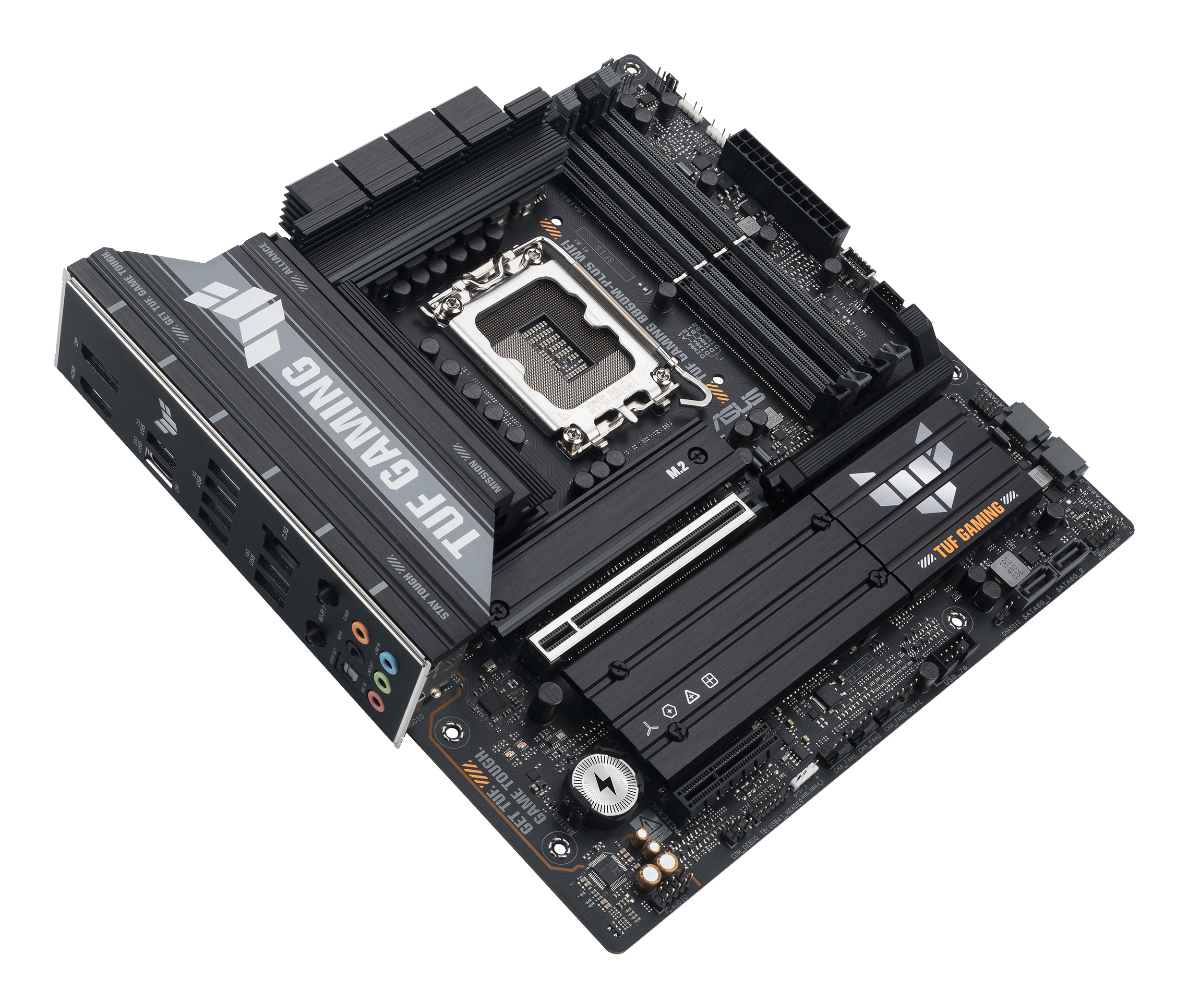 ASUS TUF GAMING B860M-PLUS WIFI - Motherboard - micro ATX - LGA1851-Sockel - B860 - Onboard-Grafik (CPU erforderlich), Ansicht 3