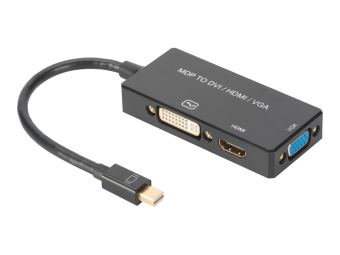DIGITUS Mini DisplayPort 3in1 Adapter  Konverter