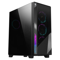 Gigabyte GB-AC500G (schwarz, Seitenwand aus gehärtetem Glas)