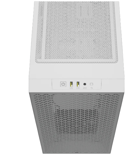 Corsair 3000D Tempered Glass Mid-Tower White, Ansicht 4