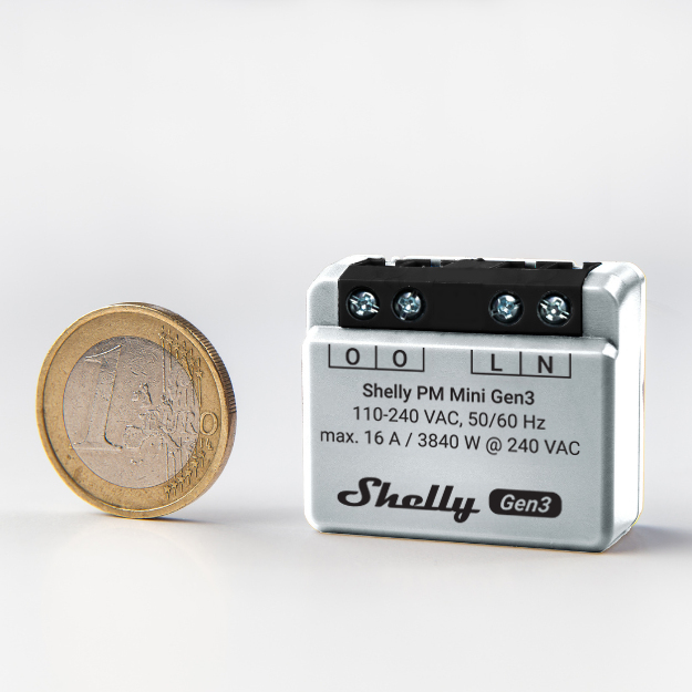Shelly Plus PM Mini Gen. 3 Funk-Schalter Wi-Fi Bluetooth, Ansicht 4