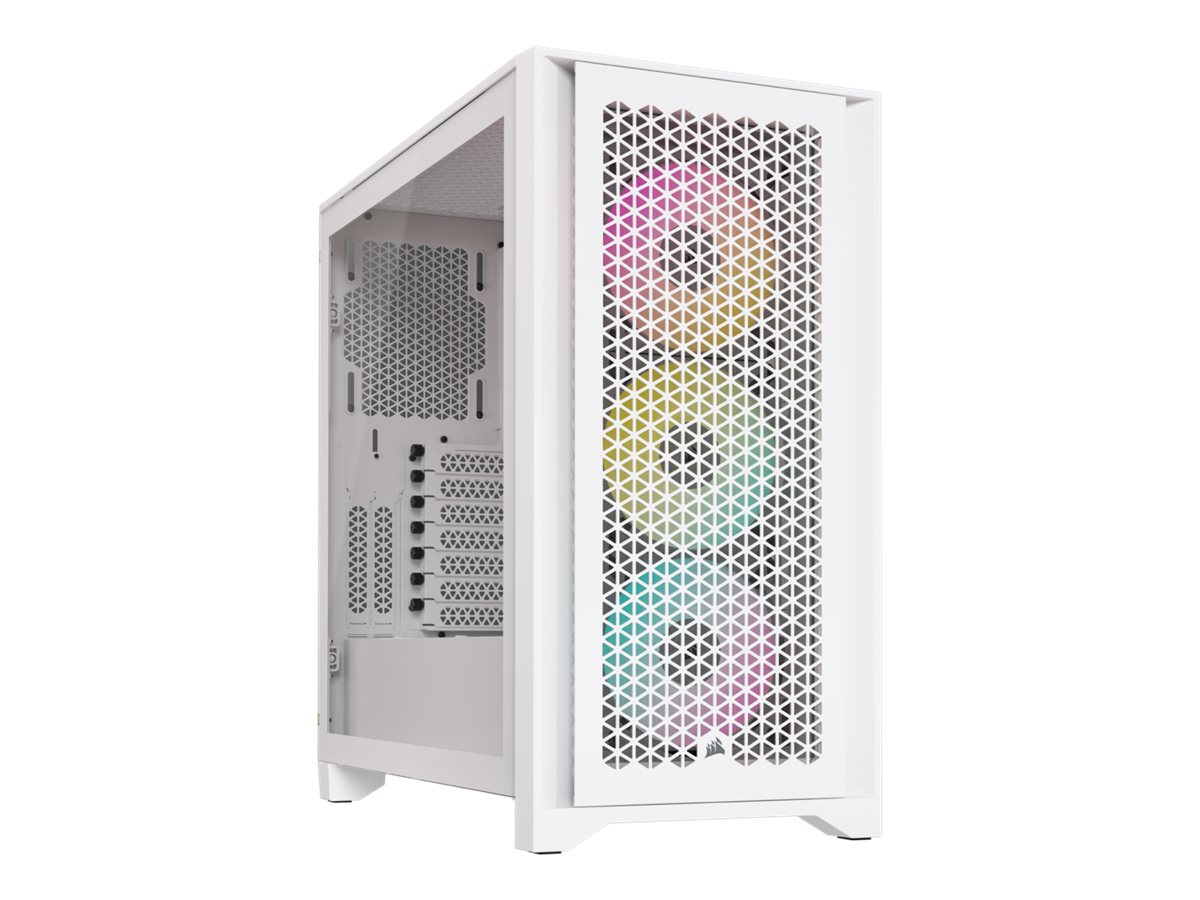 Corsair iCUE 4000D RGB Airflow - Mid tower - E-ATX - Seitenteil mit Fenster (gehärtetes Glas)