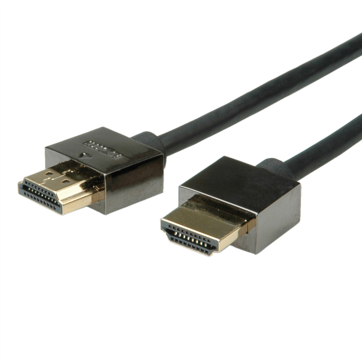 ROLINE HDMI-Kabel mit Ethernet - HDMI männlich zu HDMI männlich