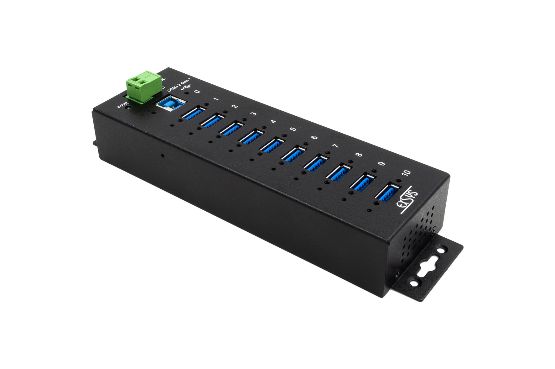 Exsys EX-1510HMVS - Hub - 10 x USB 3.2 Gen 1, Ansicht 2