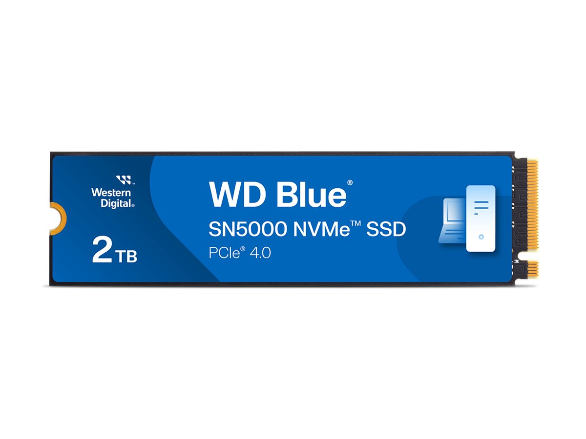 WD Blue SN5000 WDS200T4B0E - SSD - 2 TB - intern - M.2 2280 - PCIe 4.0 x4 (NVMe), Ansicht 2