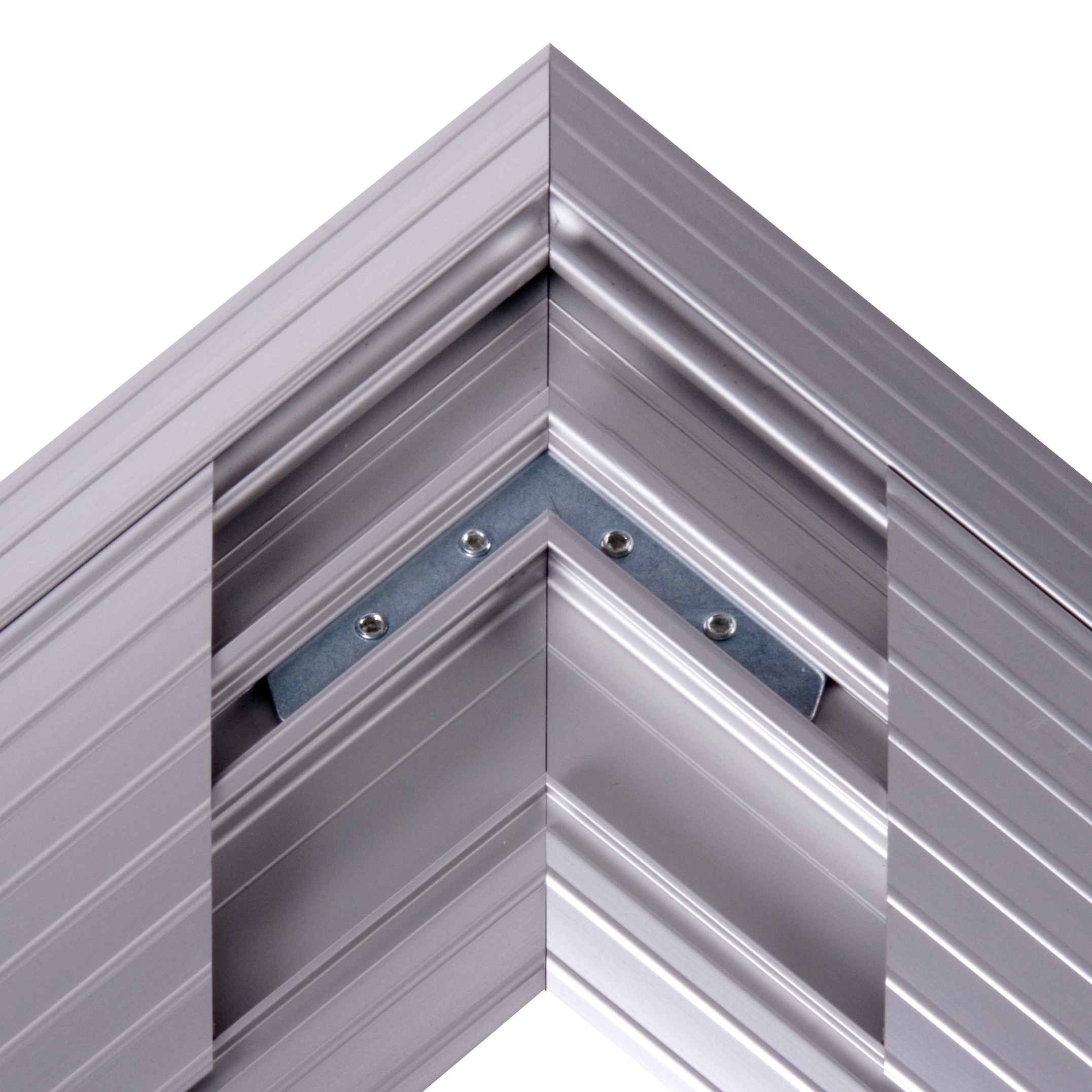 Dataflex Kabel-Floor-Guard - Silber - Addit Kabelschutz - Eckverbindung 482, Ansicht 3