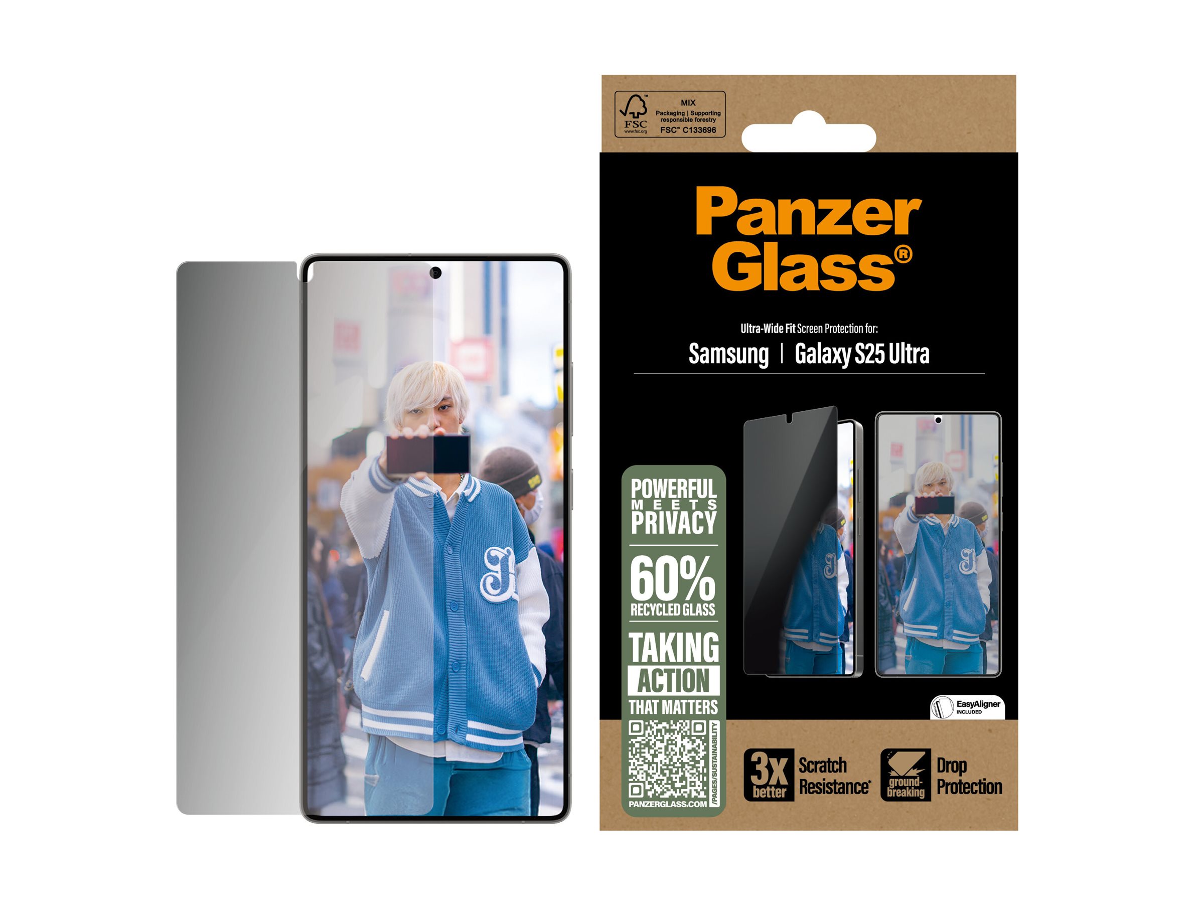 PanzerGlass Privacy - Bildschirmschutz für Handy, Ansicht 2