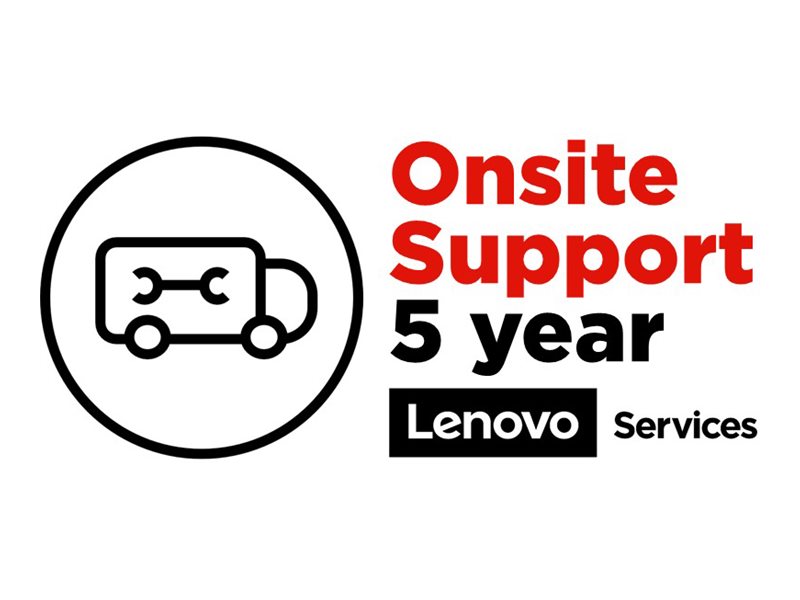 Lenovo Onsite Upgrade - Serviceerweiterung - Arbeitszeit und Ersatzteile (für System mit 3-jähriger Vor-Ort-Garantie) - 5 Jahre (ab ursprünglichem Kaufdatum des Geräts) - Vor-Ort - für ThinkStation P300, P310, P320, P330, P330 Gen 2, P340, P348,...