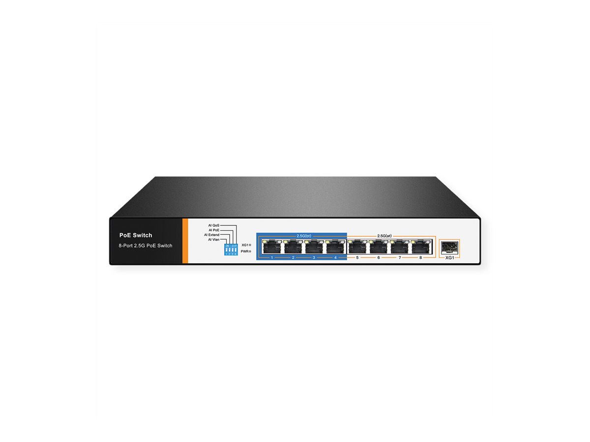 VALUE Switch - managed - 4 x 10/100/1000/2.5G (PoE++)