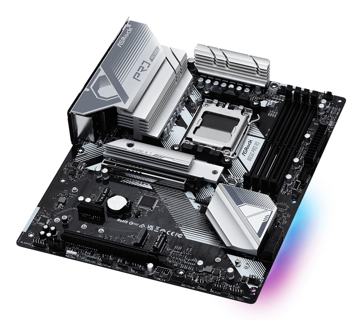 ASRock B650 Pro RS - Motherboard - ATX - Socket AM5 - AMD B650 Chipsatz, Ansicht 2