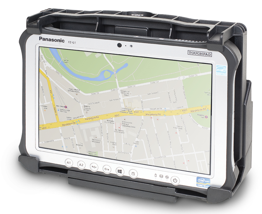 Gamber-Johnson TabCruzer Keyed Alike - Docking Station für Tablet, Ansicht 2