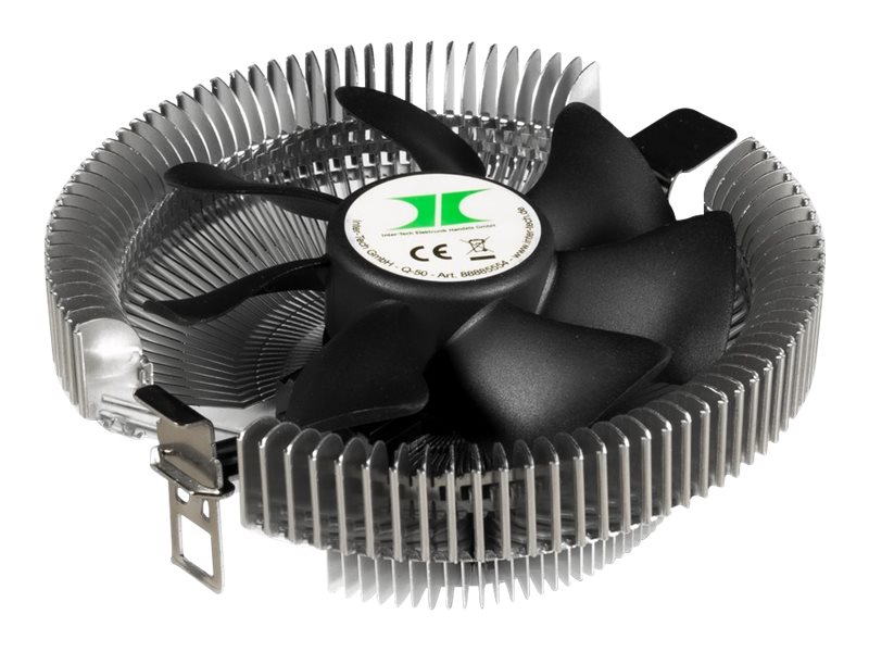 Inter-Tech Q-50 - Retail - Prozessor-Luftkühler - (für: LGA775, LGA1156, LGA1155, LGA1150, LGA1151, LGA1200)