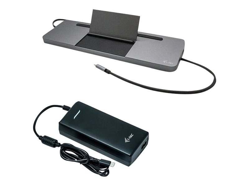 I-TEC USB-C Metal Dock + Netzteil 112W (C31FLATPRO112W)