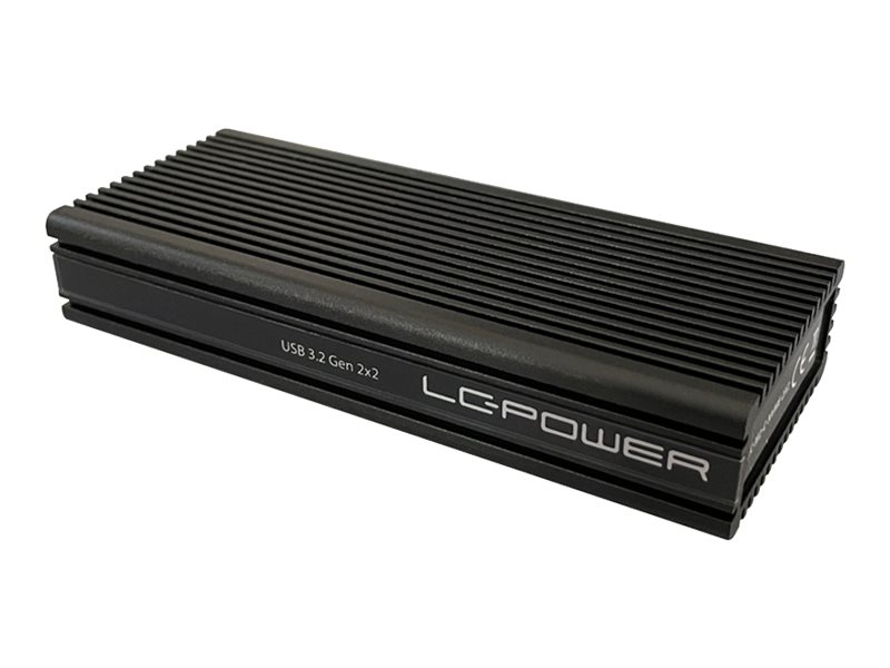 LC-Power LC-M2-C-NVME-2X2 - Speichergehäuse - M.2 - M.2 NVMe Card - USB 3.2 (Gen 2x2)