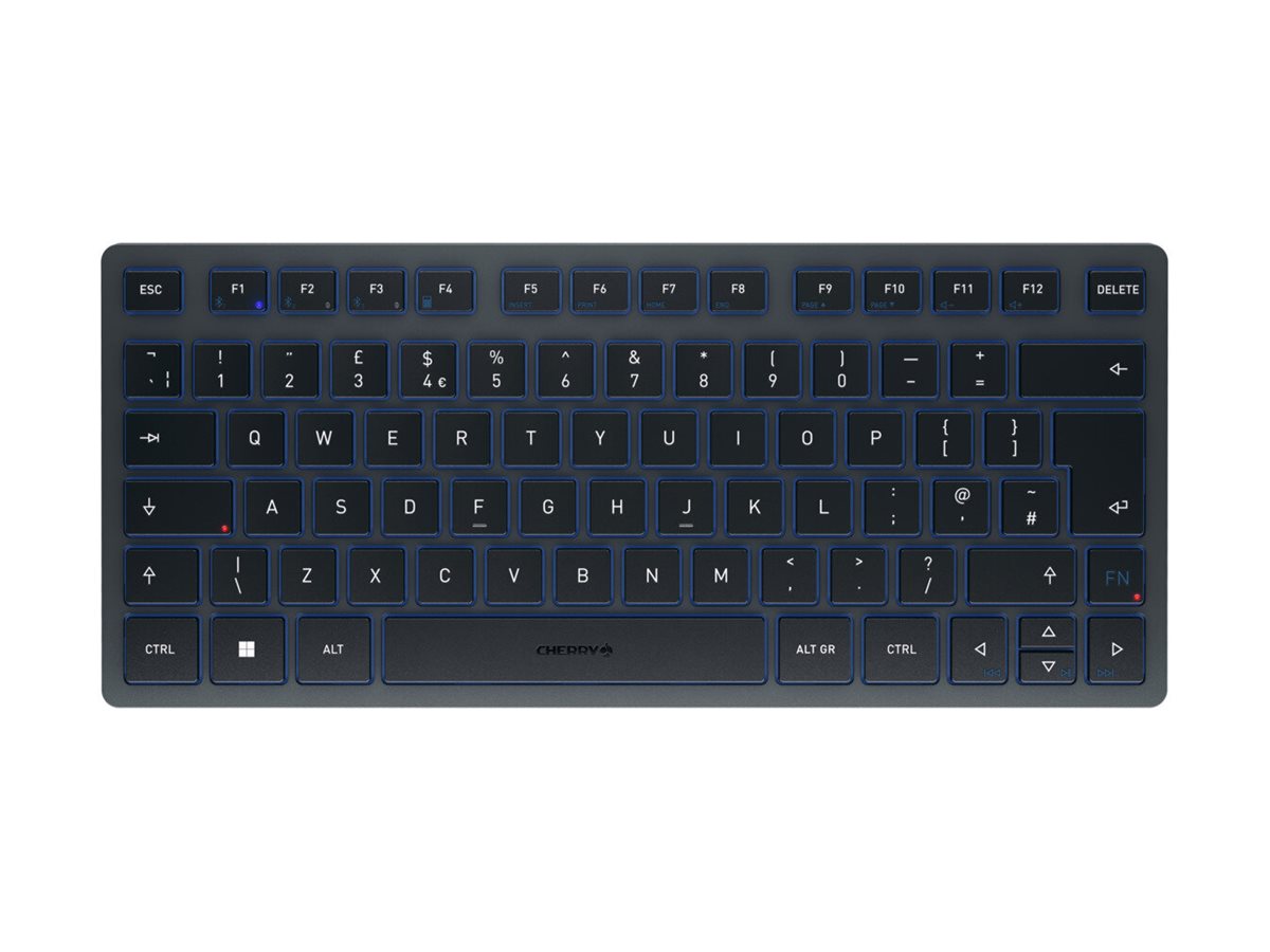 Cherry KW 7100 Mini - Tastatur - kabellos - Bluetooth 5.1