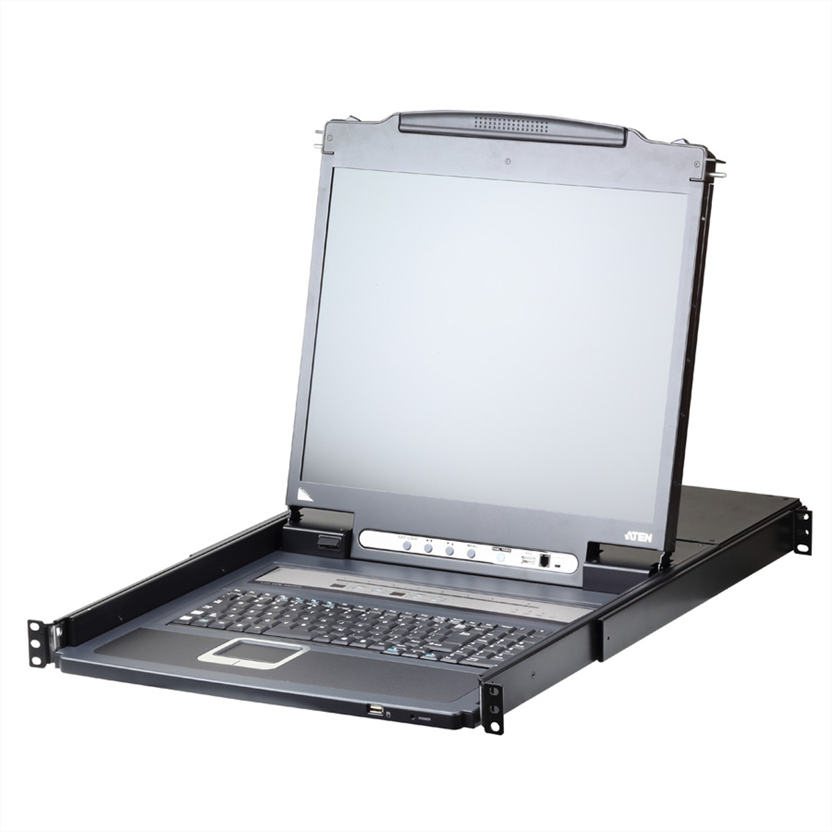 ATEN 19" LCD KVM Over IP Switch USB - PS/2 VGA