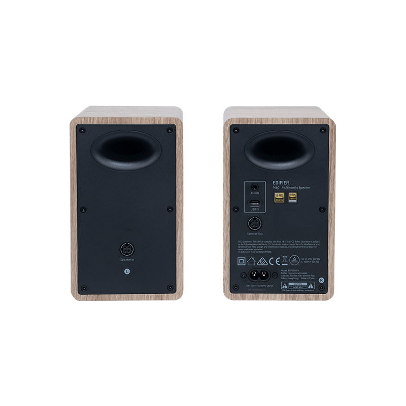Edifier M60 2.0 Bluetooth classic oak retail - Lautsprecher, Ansicht 4