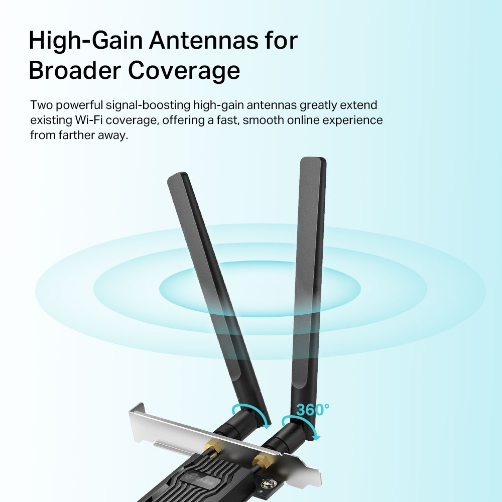 TP-LINK Archer TX20E V2 - Netzwerkadapter - PCIe, Ansicht 3
