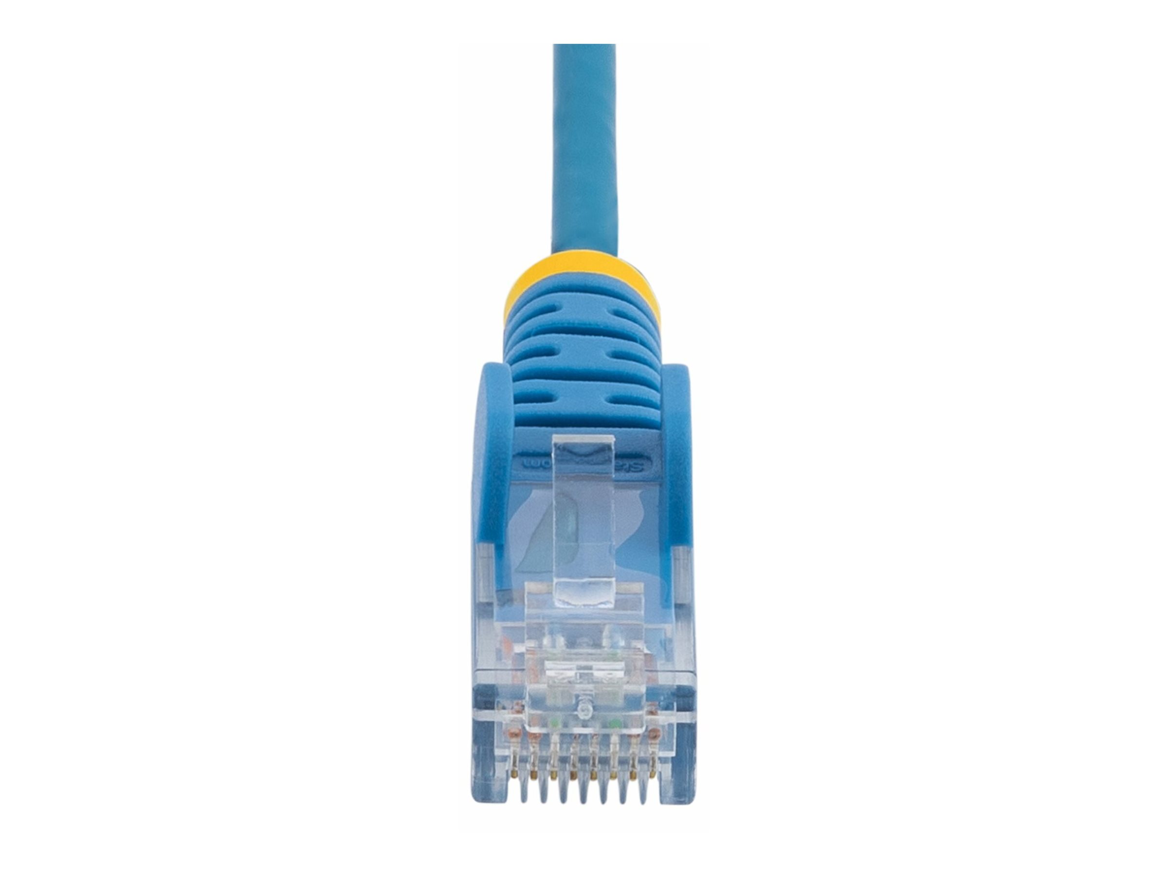 StarTech.com 2.5m Slim LSZH CAT6 Ethernet Cable, 10 Gigabit Snagless RJ45 100W PoE Patch Cord, CAT 6 10GbE UTP Network Cable w/Strain Relief, Blue, ETL, Low Smoke Zero Halogen - Category 6 - 28AWG (N6PAT250CMBLS)