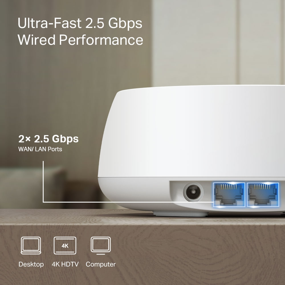 TP-LINK Deco BE25 V1 - WLAN-System - (3 Router), Ansicht 4