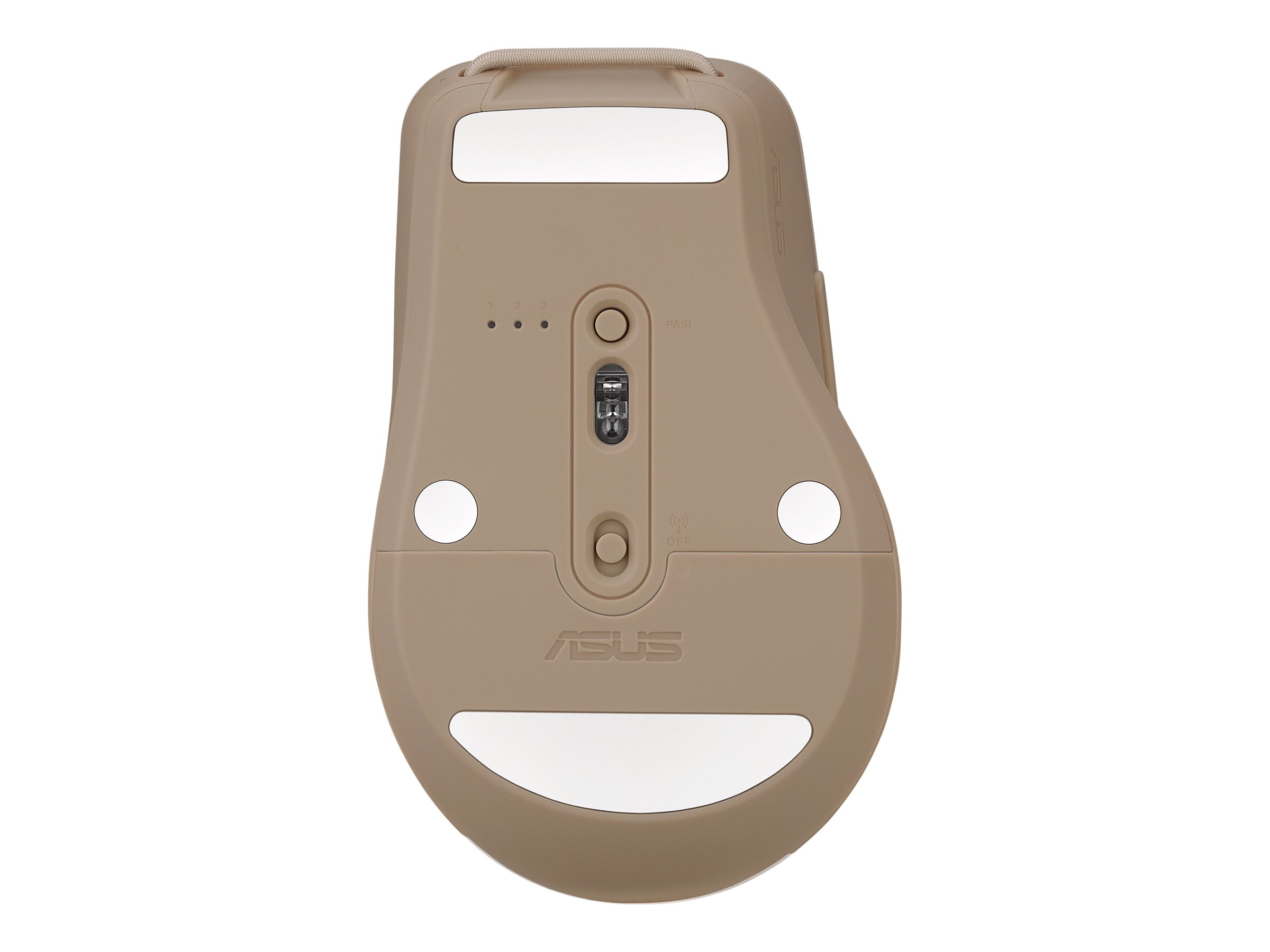 ASUS SmartO MD200 Silent Plus - Maus - optisch - 6 Tasten - kabellos - 2.4 GHz, Bluetooth 5.0 - kabelloser Empfänger, Ansicht 4