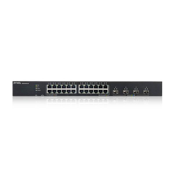 ZyXEL XGS1935-28 28 Port Smart Managed Switch24x Gigabit Copper and 4x 10G SFP+ hybrid, Ansicht 4
