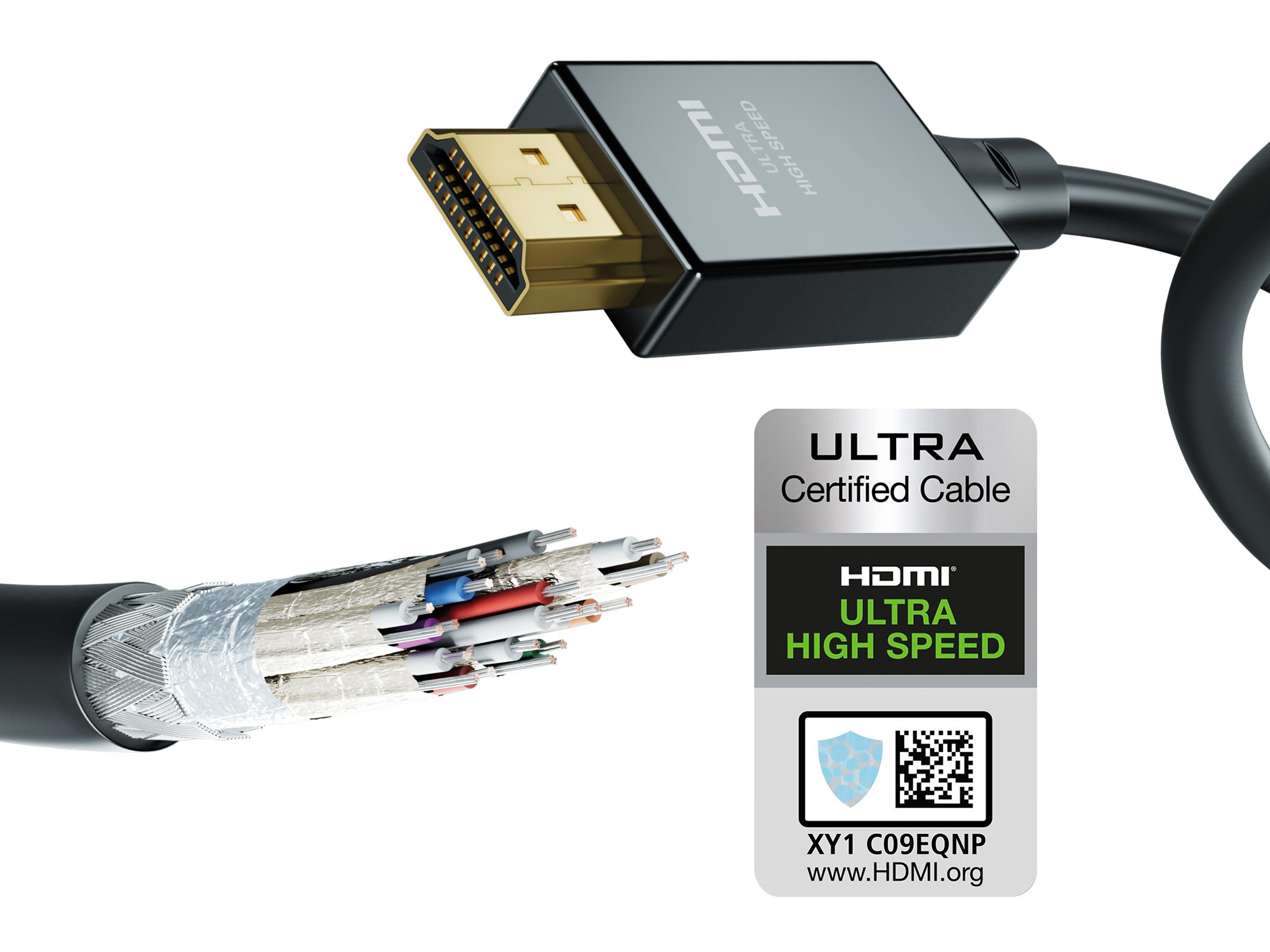 in-akustik 00324610 - 1 m - HDMI Typ A (Standard) - HDMI Typ A (Standard) - 48 Gbit/s - Schwarz, Ansicht 3