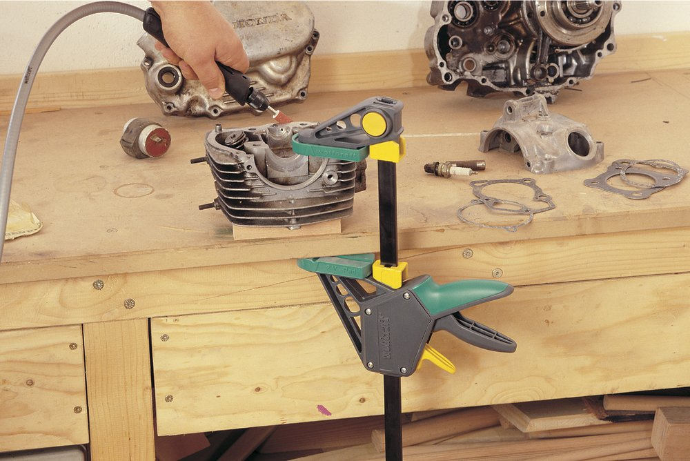 Wolfcraft 1 EHZ PRO 100-915 - Einhandzwinge - Schraubzwinge - Kunststoff - Stahl, Ansicht 3