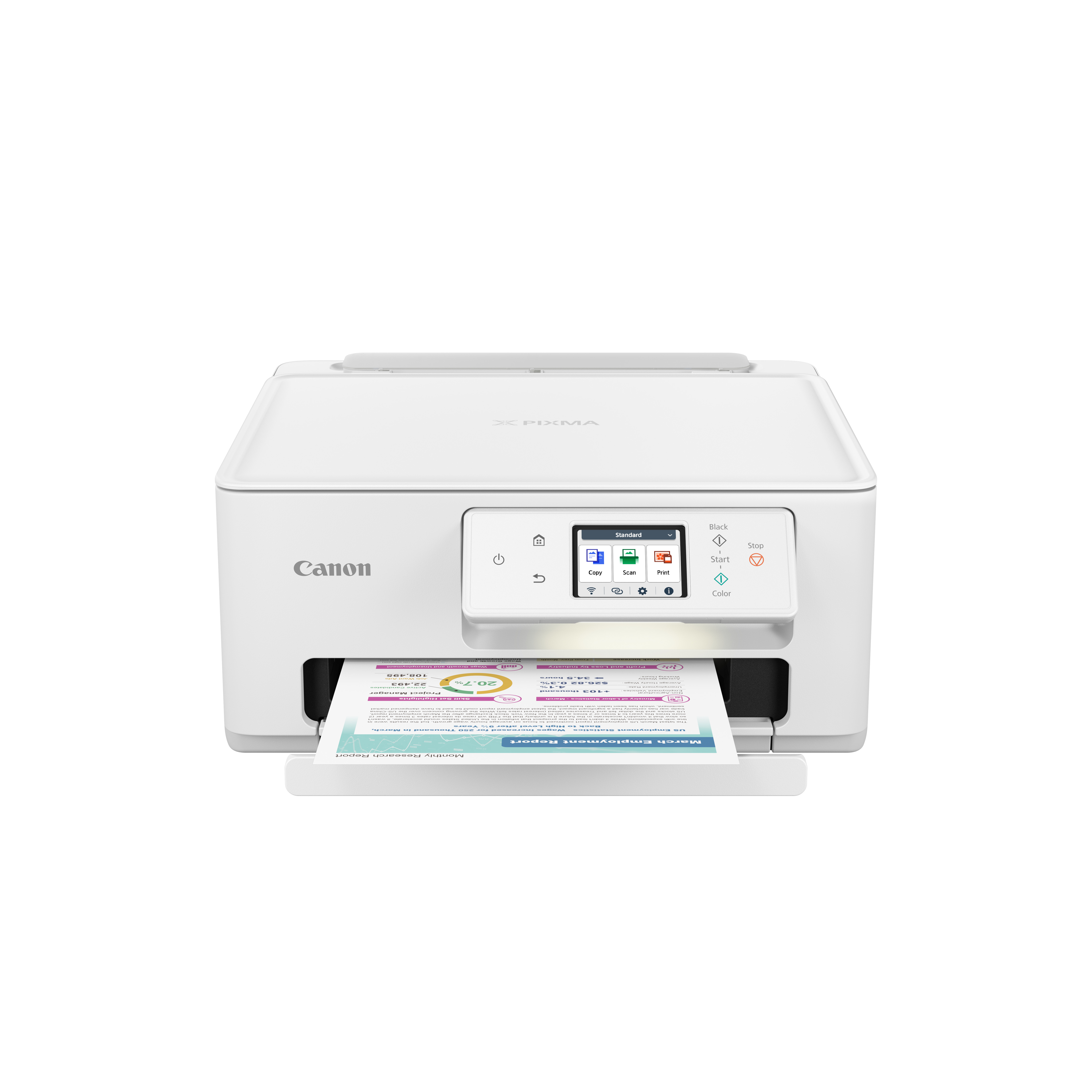 Canon PIXMA TS7650i Multifunktionssystem 3-in-1 - Multifunktionsgerät - Tintenstrahldruck, Ansicht 2