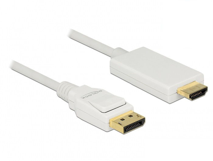 Delock 83818, 2 m, DisplayPort, HDMI, Männlich, Männlich, Gerade