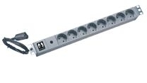 ONLINE USV Steckdosenleiste (Rack - einbaufähig) - Eingabe, Eingang IEC 60320 C14 - Ausgangsanschlüsse: 8 (CEE 7/7), Ansicht 2