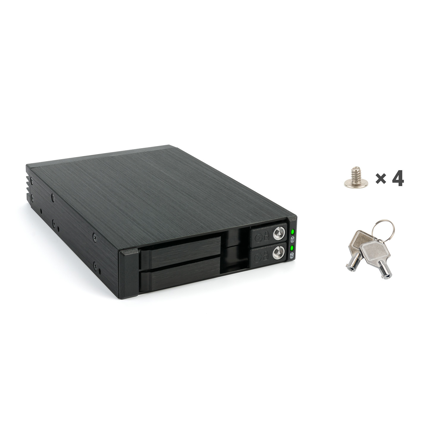 FANTEC MR-25DUAL - Mobiles Speicher-Rack - 2.5 (6.4 cm), Ansicht 4