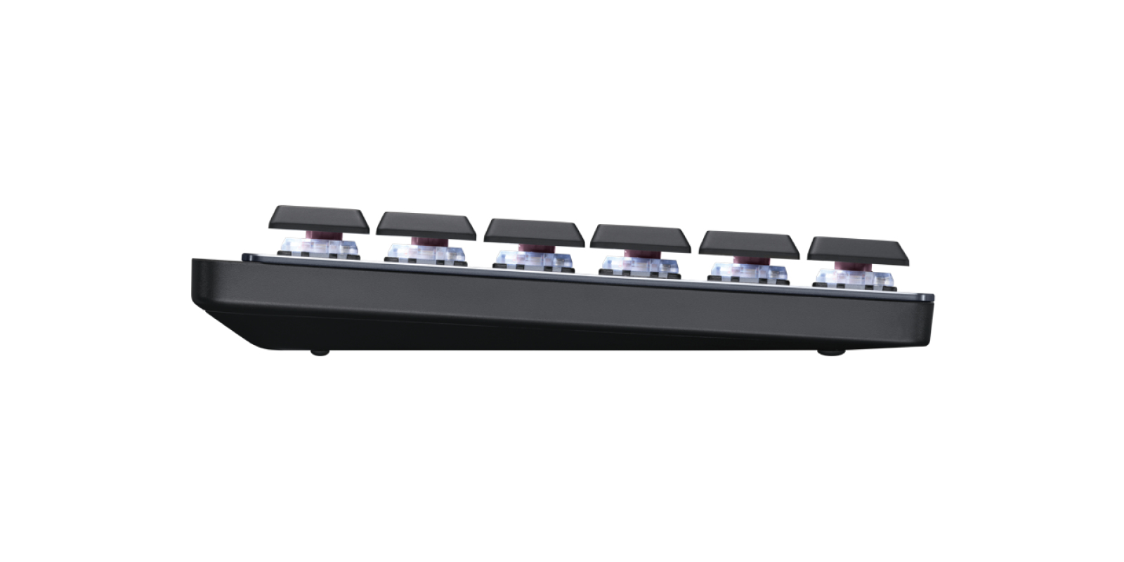Logitech Master Series MX Mechanical Mini - Tastatur - hinterleuchtet - kabellos - Bluetooth LE - TL: Nordisch, QWERTY, Ansicht 2