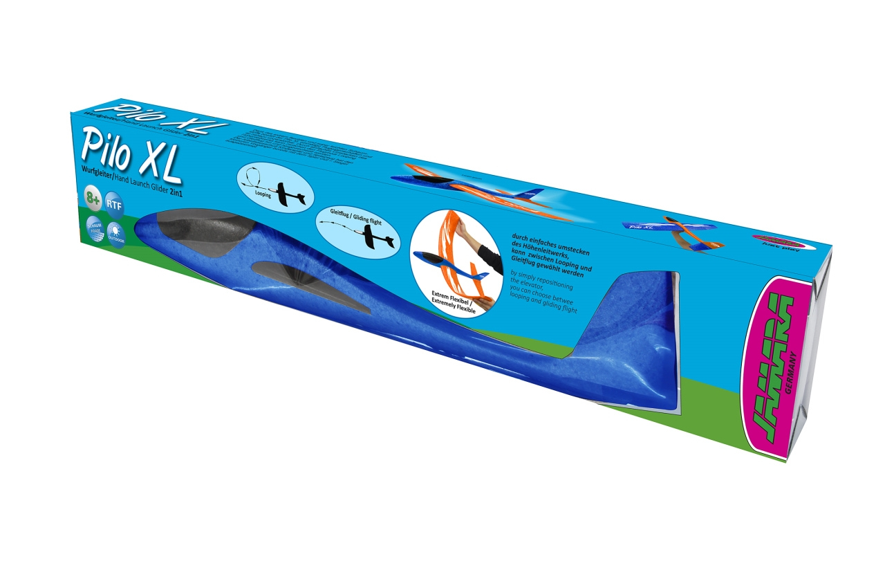 JAMARA Schaumwurfgleiter 2in1 - Pilo XL - Spielzeug-Segelflugzeug - 8 Jahr(e), Ansicht 2