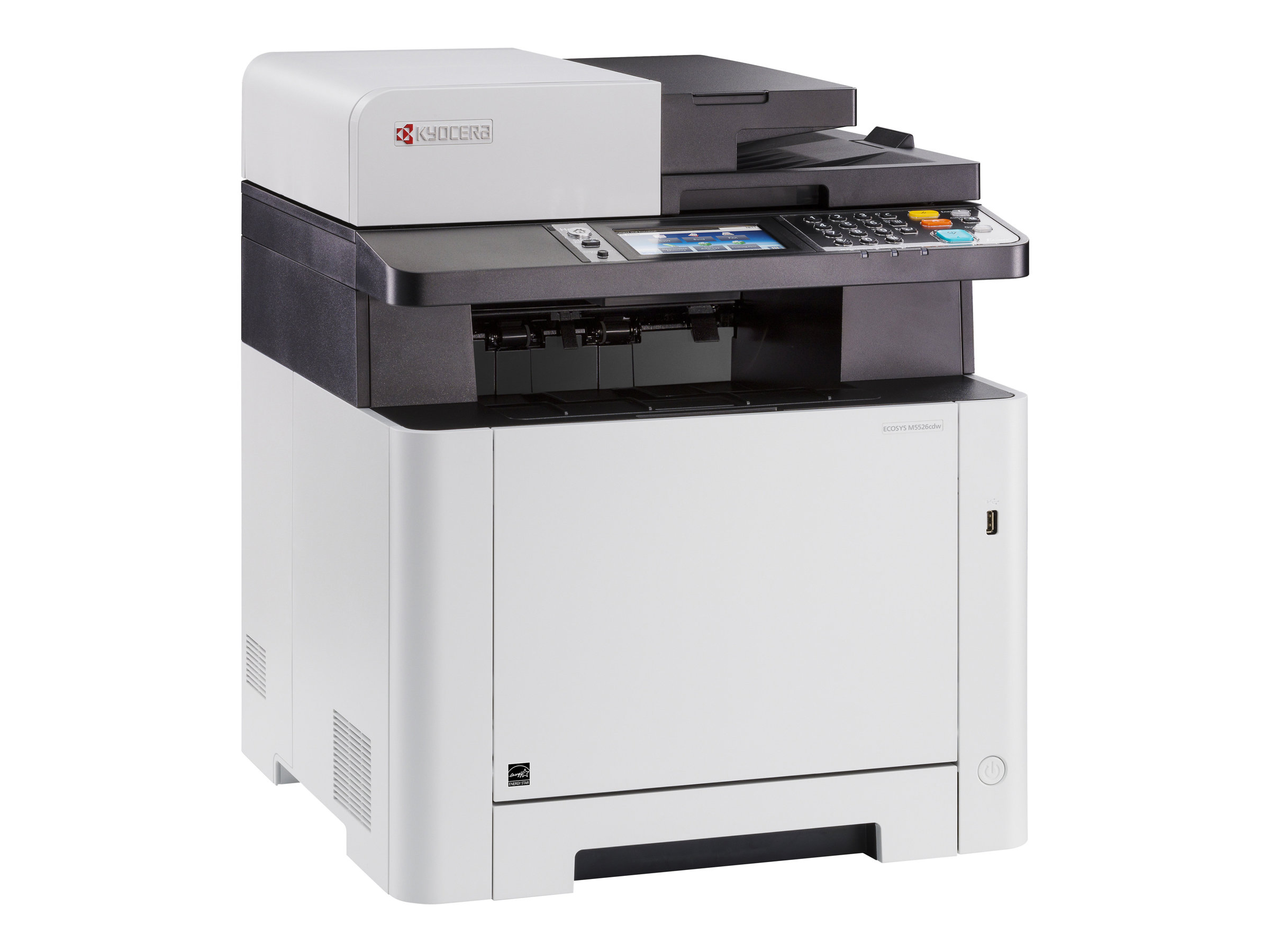 Kyocera ECOSYS M5526cdn - Multifunktionsdrucker - Farbe - Laser - Legal (216 x 356 mm)/, Ansicht 3