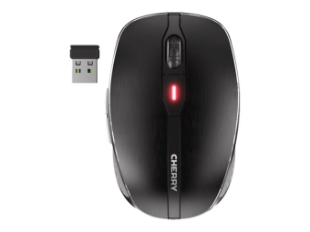 Cherry MW 8C ADVANCED - Maus - ergonomisch - optisch - 6 Tasten - kabellos - 2.4 GHz Bluetooth 4.0 - kabelloser Empfänger (USB)