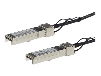 StarTech.com MSA Uncoded Compatible 0.5m 10G SFP+ to SFP+ Direct Attach Breakout Cable Twinax, 10 GbE SFP+ Copper DAC 10 Gbps Low Power Passive Transceiver Module DAC, 10GE Breakout Cable - Lifetime Warranty (SFP10GPC05M) - 10GBase Direktanschlusskab...
