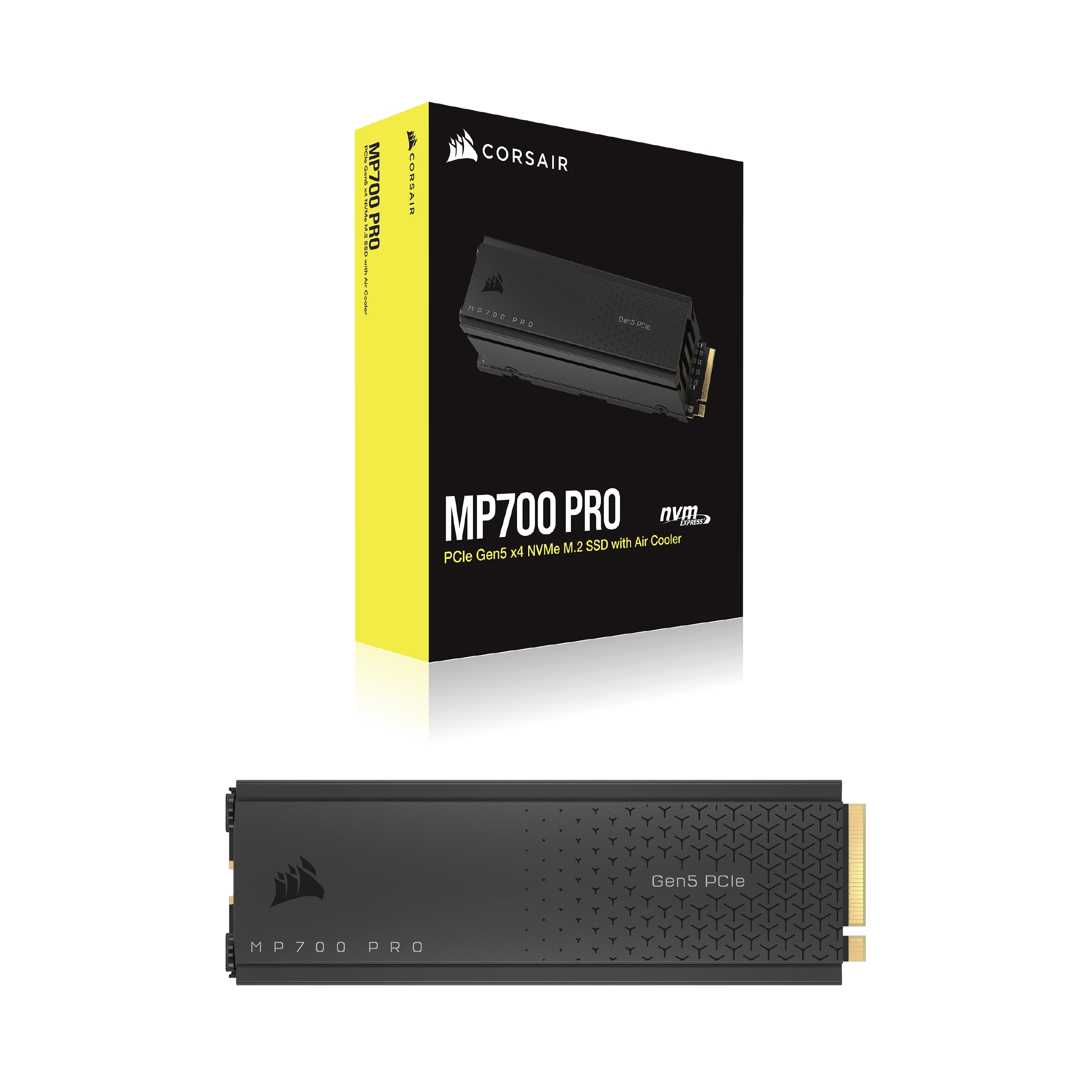 Corsair SSD MP700 PRO M.2 2TB PCIe 5x4 w/HS 2280, Ansicht 2