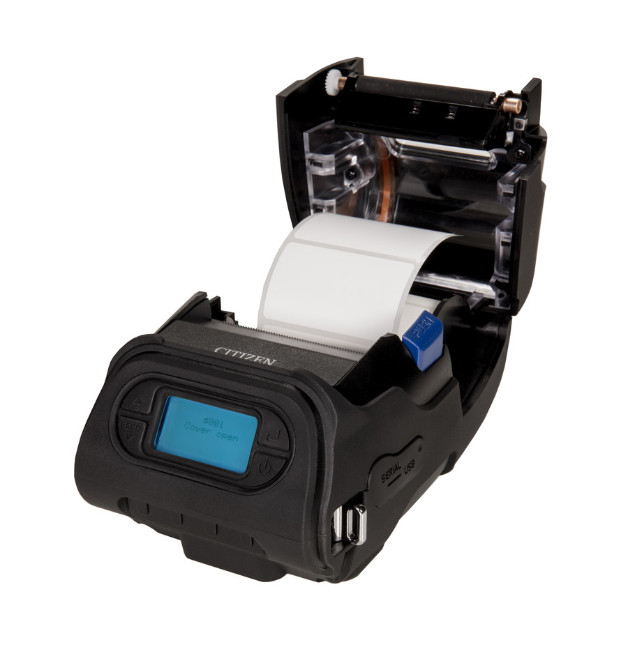 Citizen CMP-25L - Thermische Leitung - 203 x 203 DPI - 127 mm/sek - Verkabelt & Kabellos - Lithium-Ion (Li-Ion), Ansicht 2