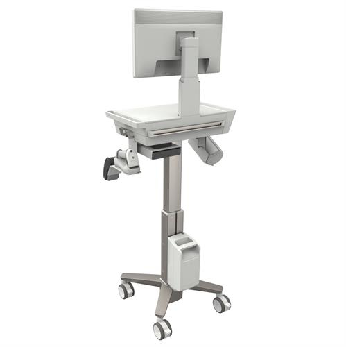 Ergotron CareFit Slim 2.0 - Wagen - leichtes Design - für All-In-One / LCD-Display - Schublade (1x1), Ansicht 4
