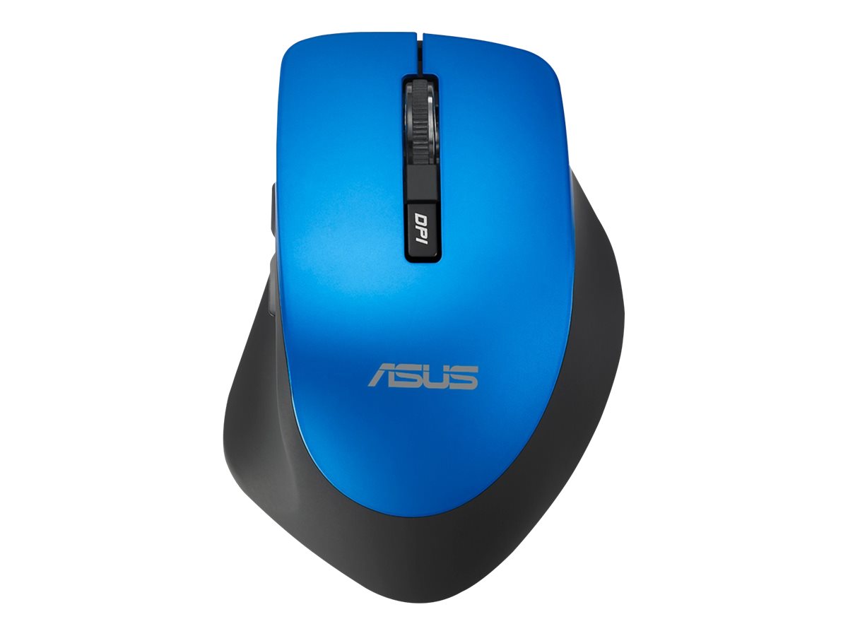 ASUS WT425 - Maus - Für Rechtshänder - optisch - 6 Tasten - kabellos - 2.4 GHz - kabelloser Empfänger (USB)