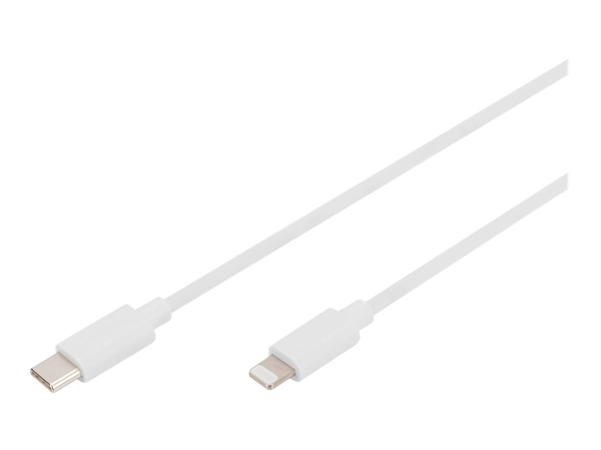 DIGITUS USB-C - Lightning Daten-/Ladekabel, MFI zertifiziert, 2m